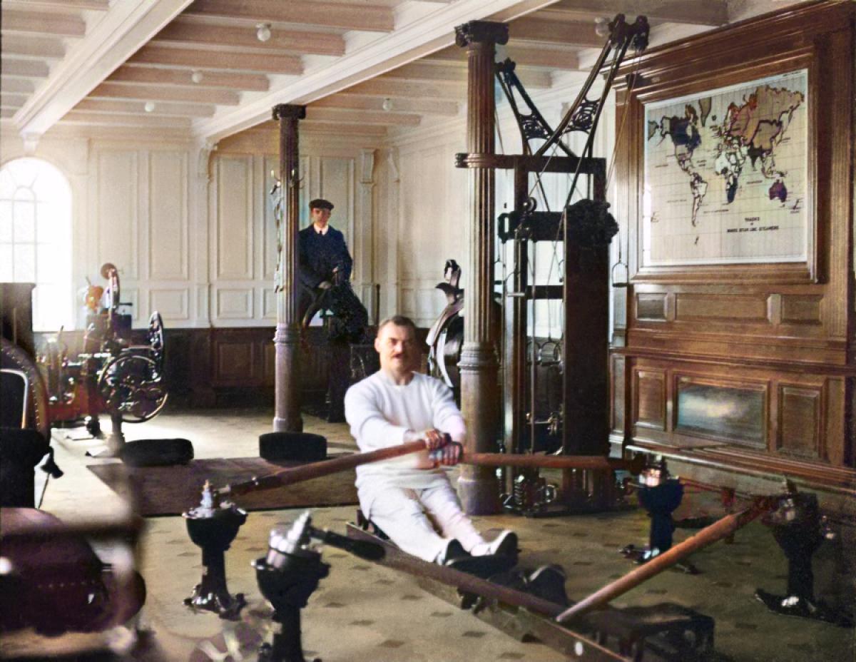 Gym Aboard the Titanic